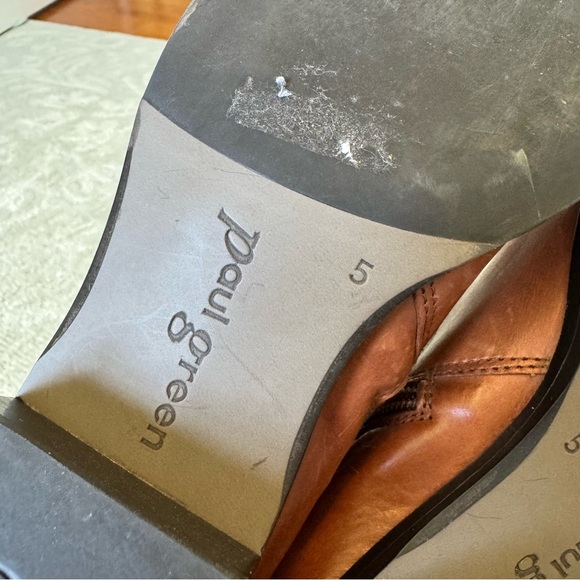 Paul Green Suzette Pointed Toe Leather Bootie 16441 - Picture 8 of 9